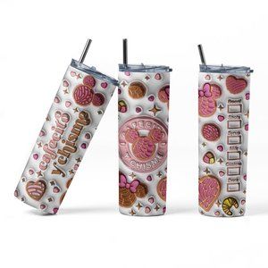 20oz Insulated Tumbler, Cafecito y Chisme, Spanish, Cute